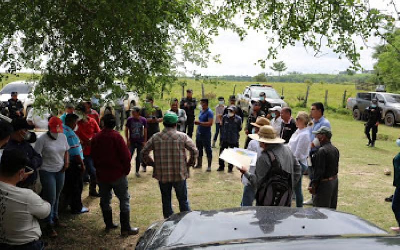 Las visitas a las fincas Doña Mercedes, La Bota y El Venado, están ubicadas en los municipios de San Francisco y La Libertad