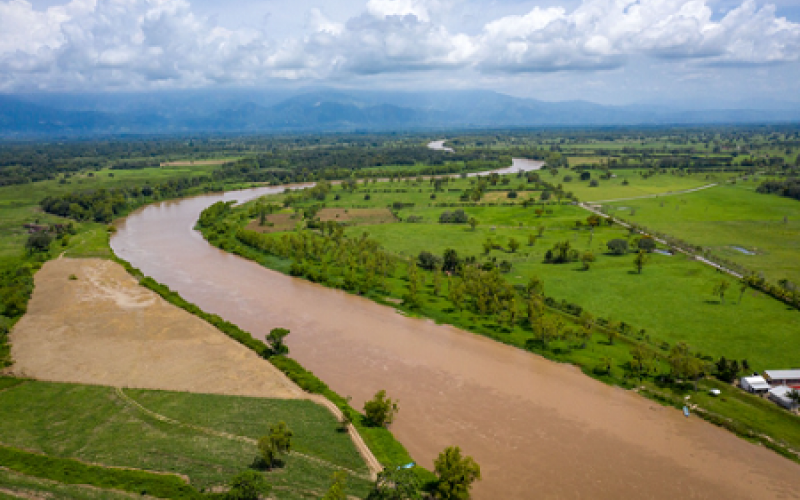 El río Motagua es de los afluentes más grandes de Guatemala.