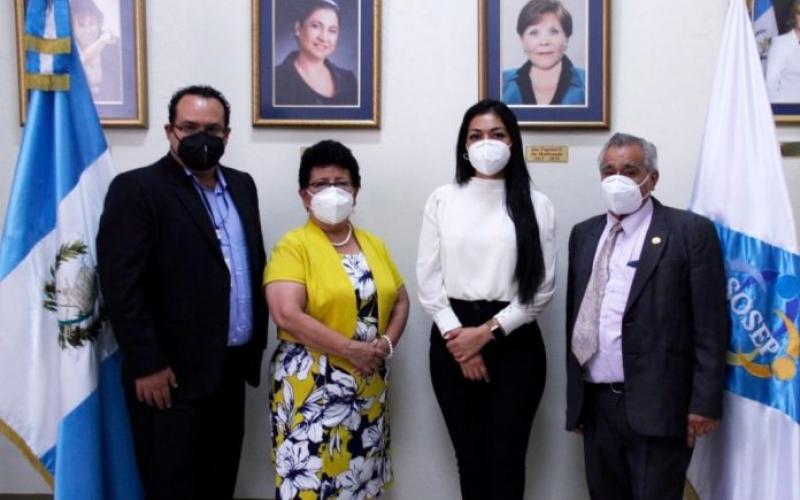 La legisladora visitó las instalaciones de SOSEP, para solicitar apoyo a personas en condición de pobreza de municipios de San Marcos.