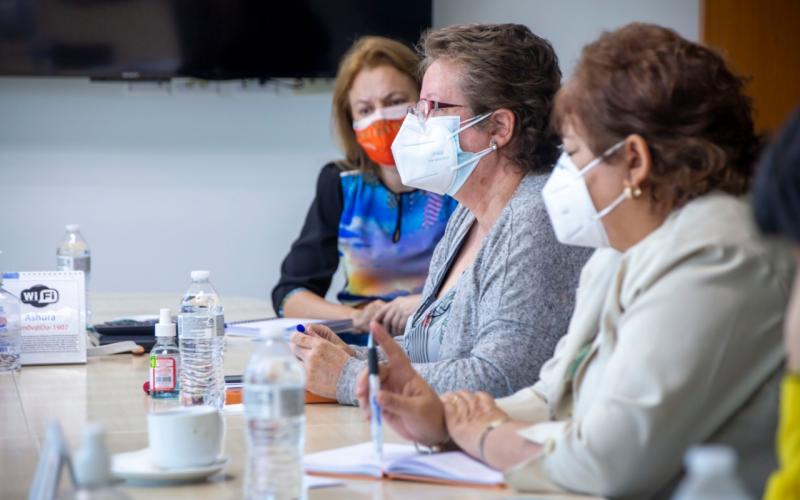 Secretaria, Ana Leticia Aguilar Theissen expone sobre las prioridades de la Seprem a nivel técnico y territorial