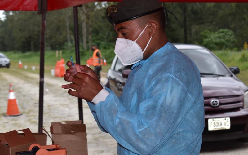 Ejército de Guatemala apoya labores del Plan Nacional de Vacunación contra el Coronavirus, COVID-19
