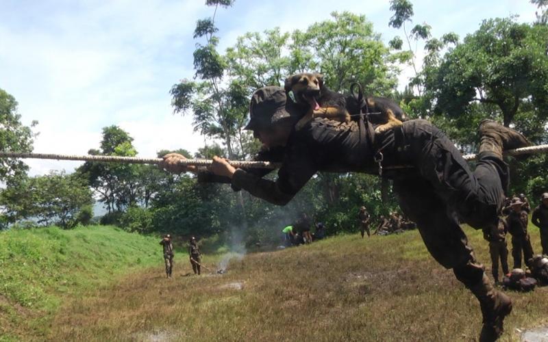 “Sombra”, acompaña y motiva a Comandos de Operaciones Antinarcóticas COAN