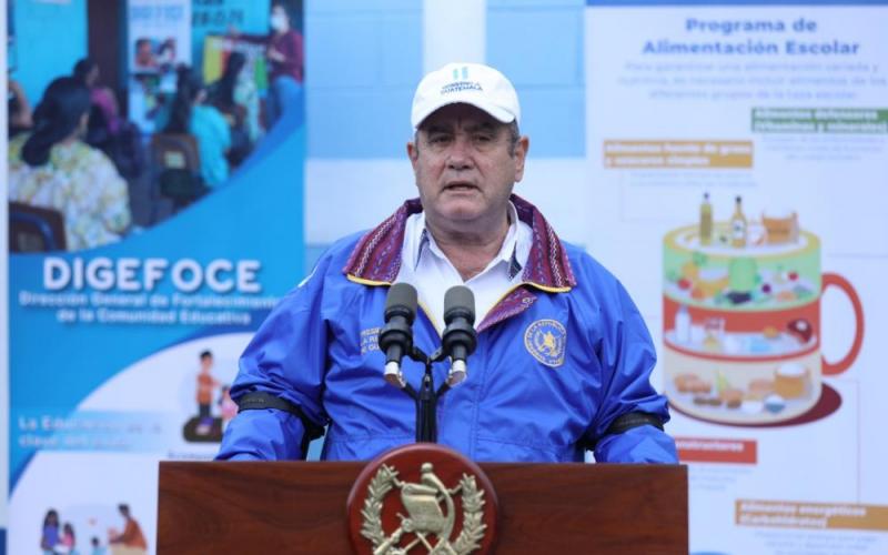 Presidente Alejandro Giammattei