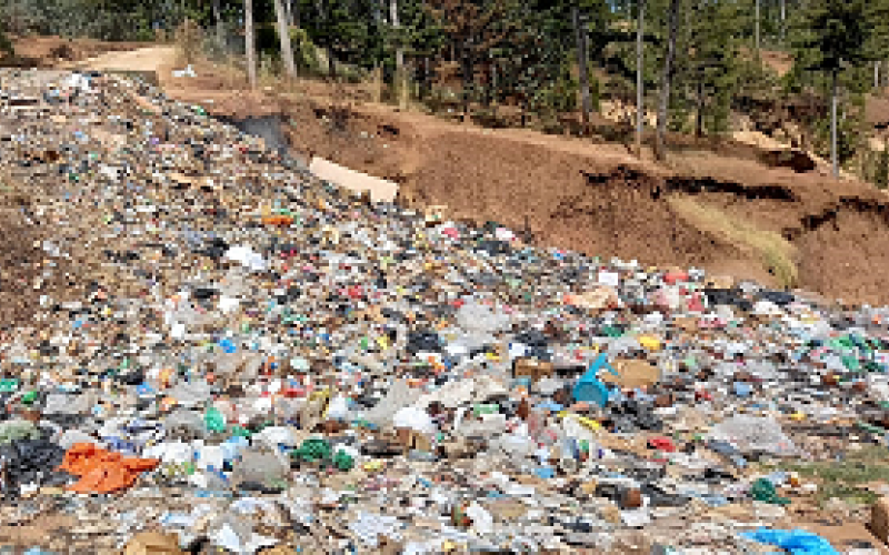 Vertedero clandestino en Quetzaltenango