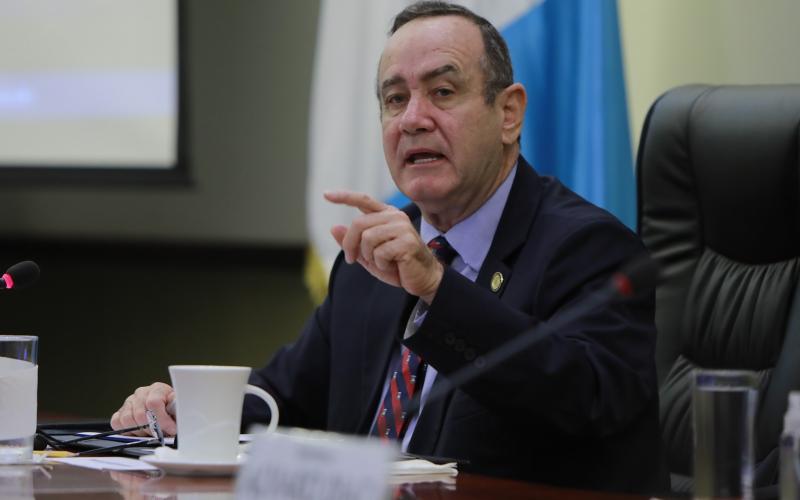 Presidente Alejandro Giammattei 