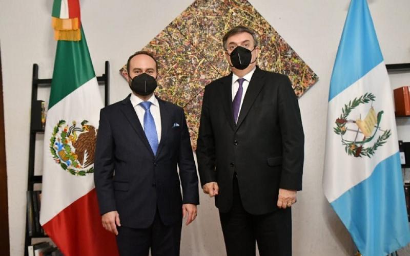 Cancilleres de Guatemala y México