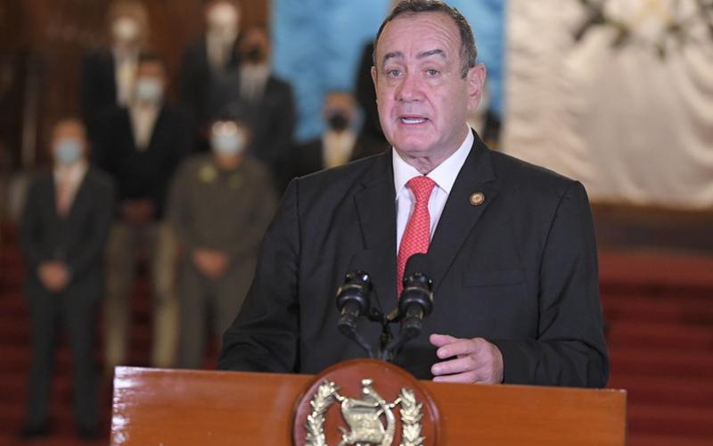 Presidente Alejandro Giammattei