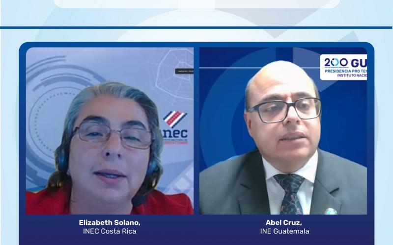 Traspaso de la Presidencia Pro Tempore del Centroestad, del INEC de Costa Rica al INE de Guatemala