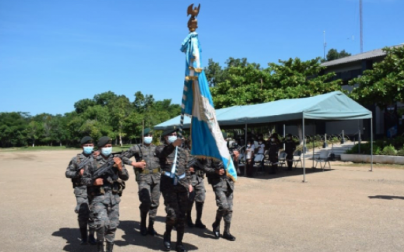 Ejército de Guatemala conmemora el Día de la Bandera Nacional