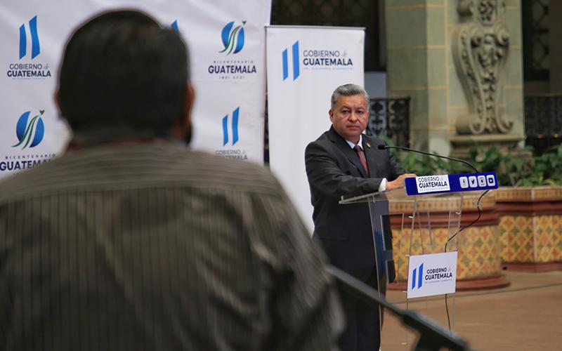 Conferencia de Prensa Ministro Raúl Romero Segura