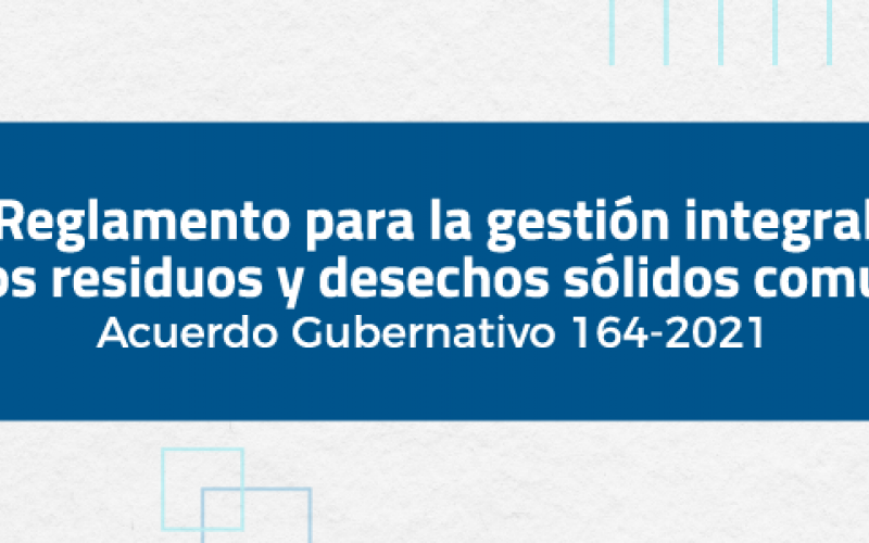 Portada Reglamento para la gestión integral de los residuos y desechos sólido