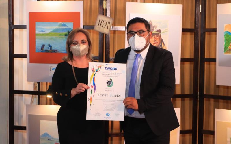 Correo inaugura exposición “Raíces de colores, acuarela”