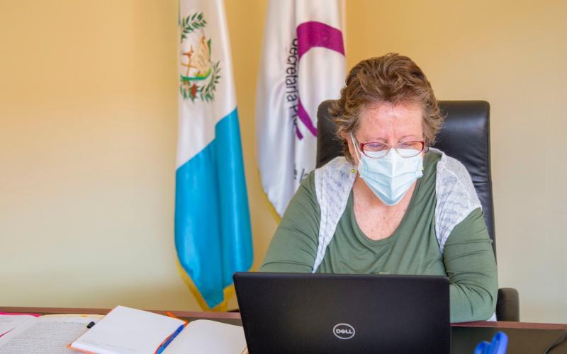 Secretaria Presidencial de la Mujer, Ana Leticia Aguilar Theissen 