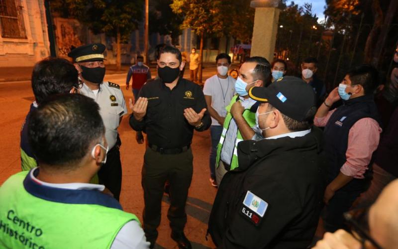 Realizan marcha exploratoria en los barrios Recolección y San Sebastián