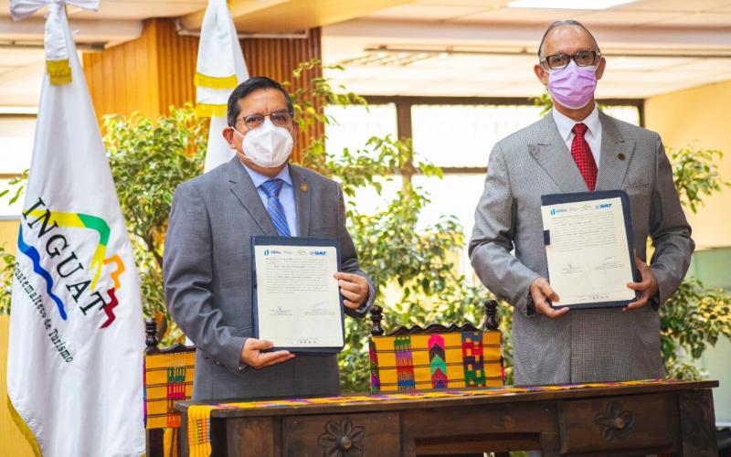 INGUAT y SAT firman convenio de cooperación interinstitucional