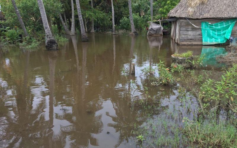 Inundación en Escuintla.