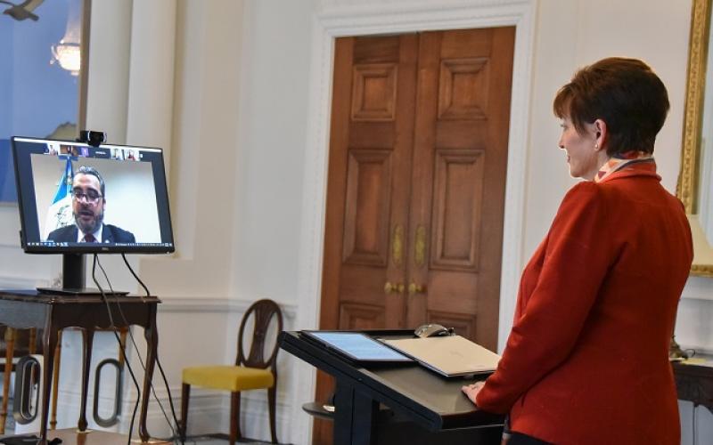 Guatemala presenta Cartas Credenciales a Nueva Zelanda