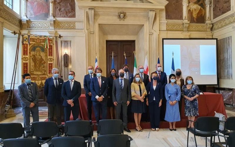 Celebración de Bicentenario en Milán, Italia