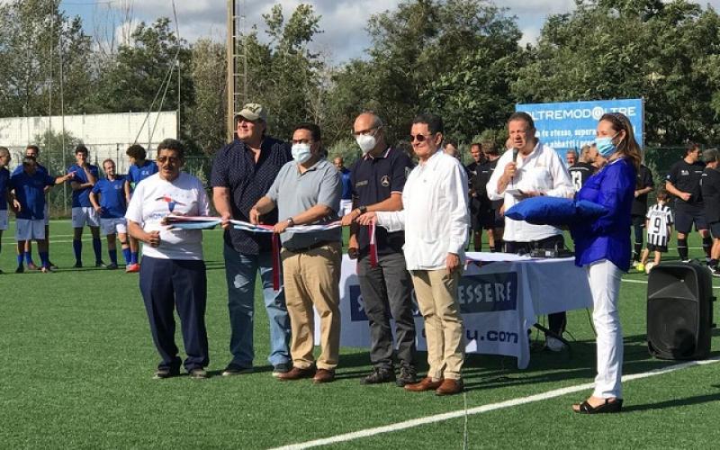 Partido de futbol en Roma