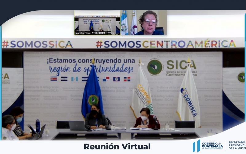 Secretaria Presidencial de la Mujer, Ana Leticia Aguilar Theissen. 