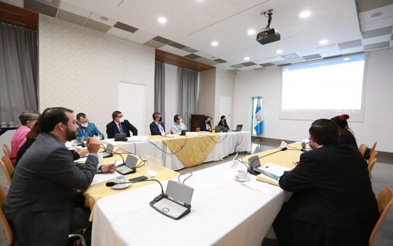 Reunión de Mesa en Materia Migratoria y de Refugio, en el Minex