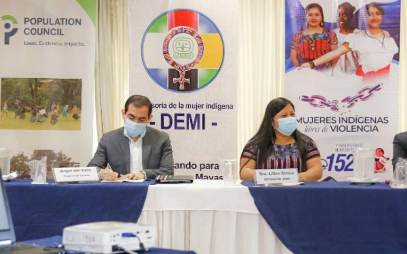 La Secretaría Presidencial de la Mujer participó como invitada especial para disertar el tema de “Inversión en las Mujeres Indígenas”