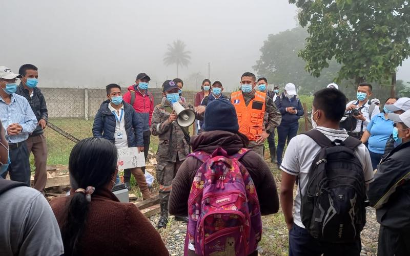 Sensibilización y vacunación en 18 comunidades de Chisec, Alta Verapaz