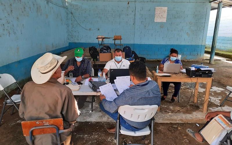 Kiosco en Aldea Jubuquito