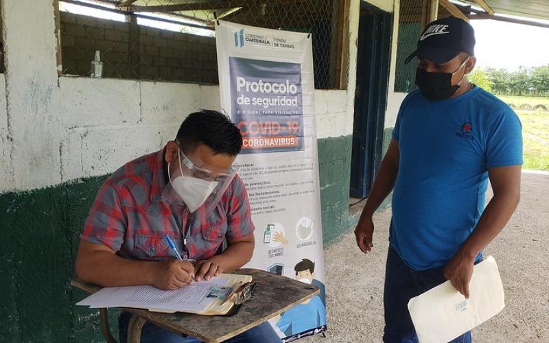 Familias inician proceso de Adjudicación y Regularización de tierras