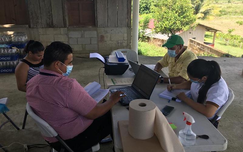 FONTIERRAS instaló kiosco en Aldea Peñitas