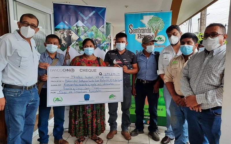 Comunidad San Rosa Balandra recibió Incentivo Forestal