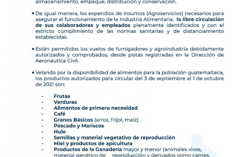 El MAGA informa al sector agropecuario y a la información en general