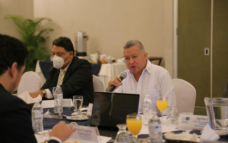 Ministro de Desarrollo participa en primera sesión de la Coned