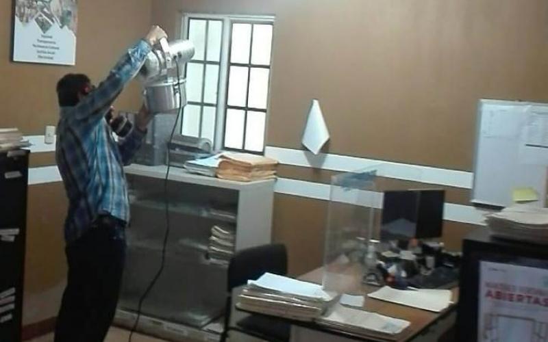 Oficina Regional Chimaltenango continúa con normas de protocolo de bioseguridad