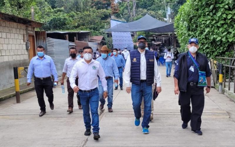 Viceministro Angel Lavarreda en Sololá