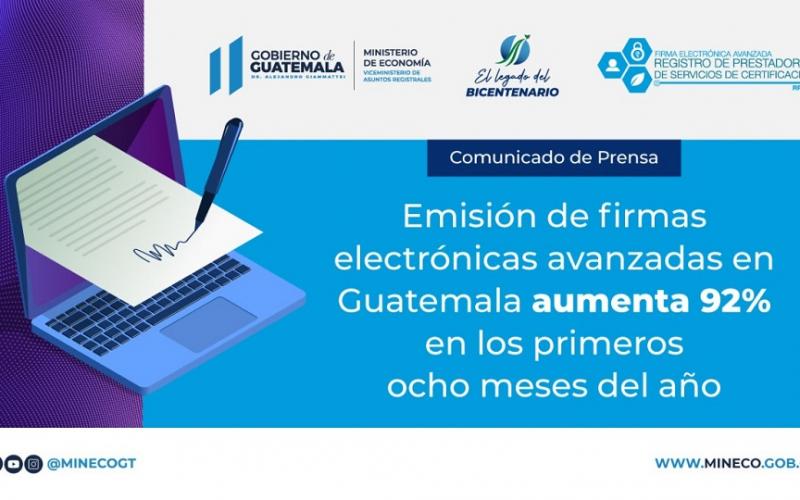 La demanda de la firma electrónica avanzada va en aumento.
