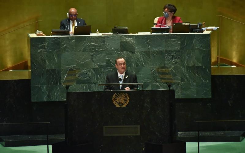 presidente Giammmattei en la ONU