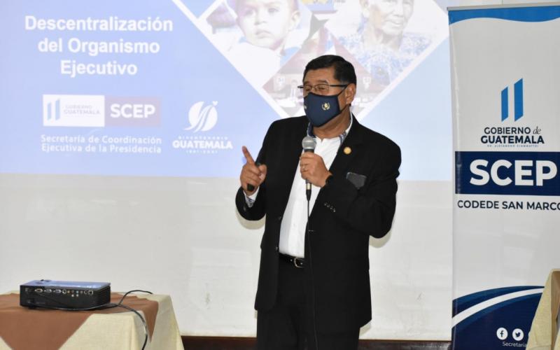 Mesa Territorial para la descentralización se desarrolla en San Marcos 