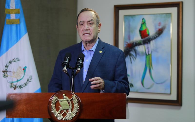 Presidente Alejandro Giammattei