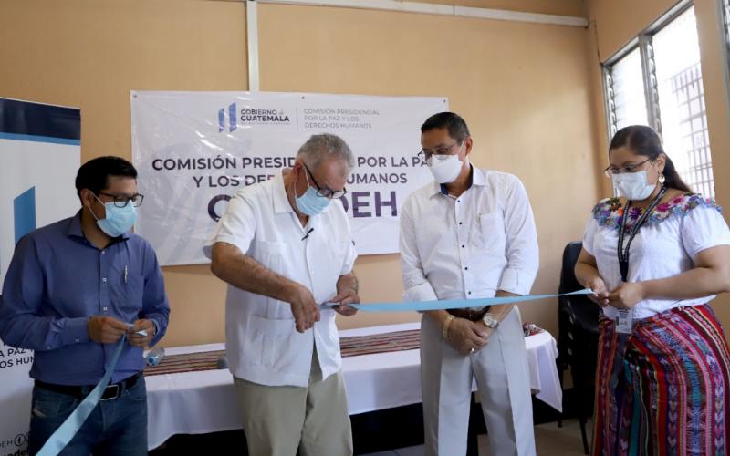 11 delegaciones ha inaugurado el director de COPADEH en el interior.