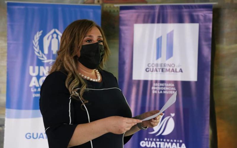 Susecretaria Presidencial de la Mujer, Magaly Duarte. 