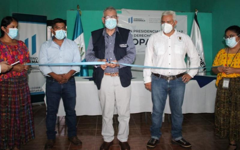 El director de COPADEH inauguró sedes en Chimaltenango y en Chisec, Alta Verapaz
