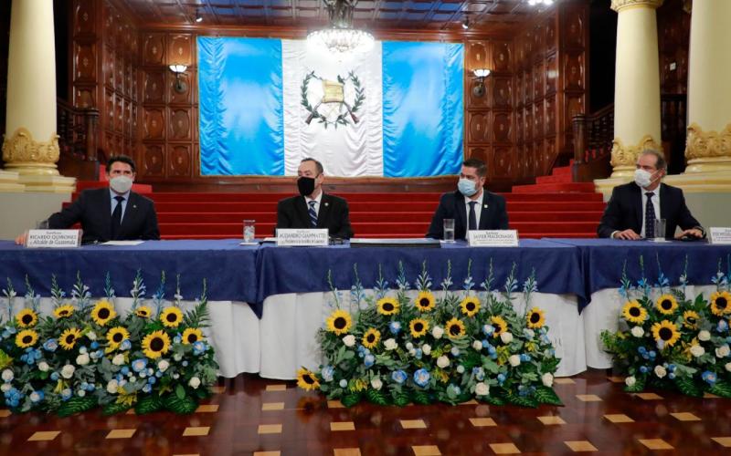 Firma de convenio Guatemala no se detiene en el eje de infraestructura 