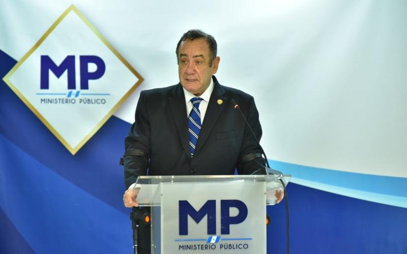 Presidente Alejandro Giammattei pronunció discurso