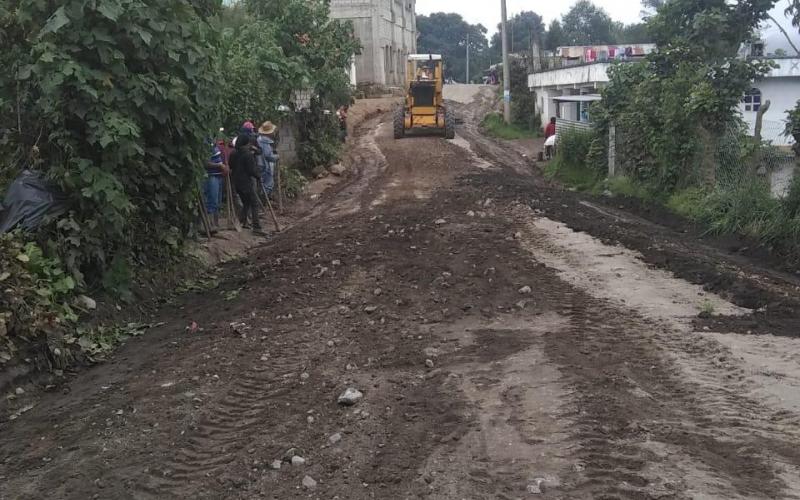Finalizan trabajos de mantenimiento en tramo El Tizate - Vista Hermosa, Quetzaltenango