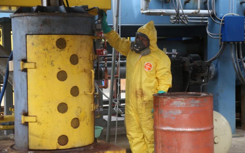 Trasladan más sustancias y precursores químicos para su posterior incineración