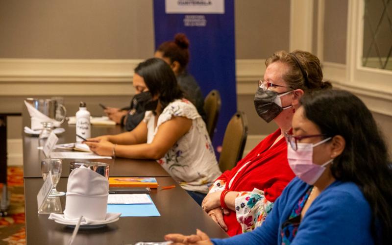 Secretaria Presidencial de la Mujer, Ana Leticia Aguilar Theissen. 