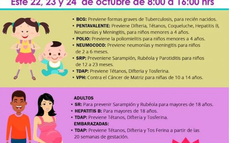 Brigada Mariscal Zavala invita al Programa de Vacunación Integral contra diferentes enfermedades dirigido a adultos, niños y mascotas