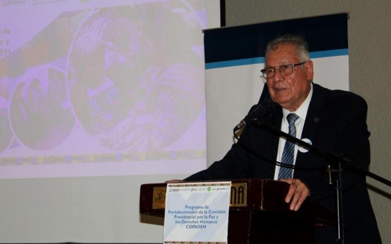 Inauguran Programa de Fortalecimiento Institucional de la Comisión Presidencial por la Paz y los Derechos Humanos.