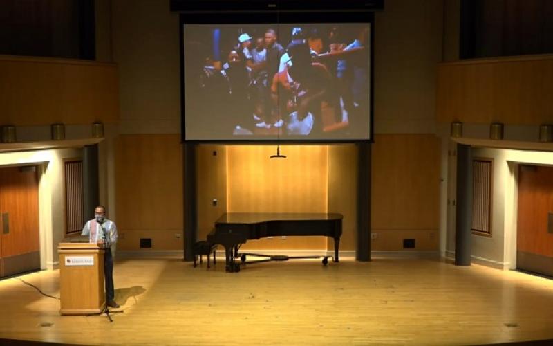 Evento musical en Universidad de Maryland